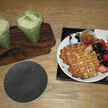 Kiwa - Iced seasonal matcha latte, liege waffle - Cafes Near Me - Louisville, Kentucky Kiwa - Iced seasonal matcha latte, liege waffle - Cafes Near Me - Louisville, Kentucky