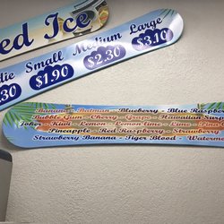 Desert Water & Ice - They also have Shaved ice and ice cream!
