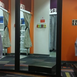 K&G Fashion Superstore - Nice three angle mirror in fitting room area, shared by both men and women