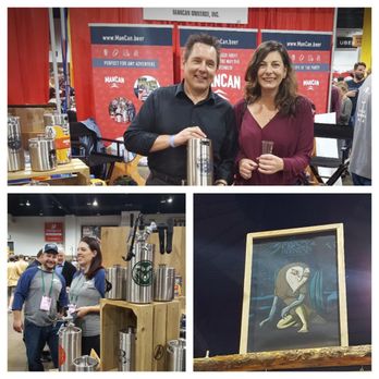 VenturePack CFO Solutions - With client, ManCan at Great American Beerfest - Accountants Near Me