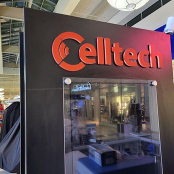 Cell Tech - This is the sign for their Kiosk. - Mobile Phone Repair Near Me - Fresno, California