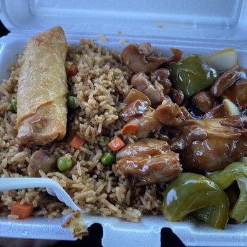 China 1 - L2. Bourbon Chicken Lunch Special - Chinese Near Me - Louisville, Kentucky