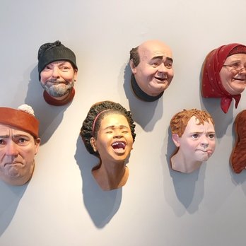 Square Pear Fine Art Gallery - Amazing face sculptures by Zhanna Martin - Art Galleries Near Me - Kennett Square, Pennsylvania Square Pear Fine Art Gallery - Amazing face sculptures by Zhanna Martin - Art Galleries Near Me - Kennett Square, Pennsylvania