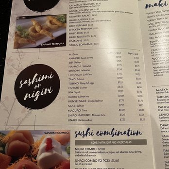 Tokyo Station - Appetizer & sashimi or nigiri menu - Japanese Near Me - Ogden, Utah