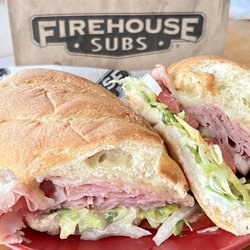 Firehouse Subs - Lunch hour calls for a C(*‿*)mforting #HoneyHam sub with a dab of oil and vinegar. Always a good choice @ #FireHouseSubs