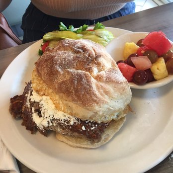 Daily Eats - Impossible Burger w/ goat cheese & egg - New American Near Me - Tampa, Florida