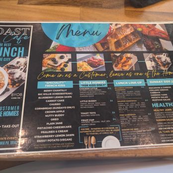 Toast Cafe - General menu - Breakfast & Brunch Near Me - Philadelphia, Pennsylvania Toast Cafe - General menu - Breakfast & Brunch Near Me - Philadelphia, Pennsylvania