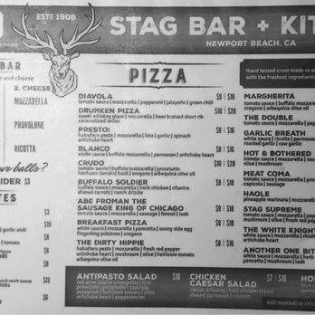 Stag Bar + Kitchen - Food until close (11pm) - Pizza Near Me - Newport Beach, California