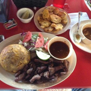El Conuquito Restaurant - MOFONGO with OVER FRIED PORK - Dominican Near Me - Miami, Florida El Conuquito Restaurant - MOFONGO with OVER FRIED PORK - Dominican Near Me - Miami, Florida