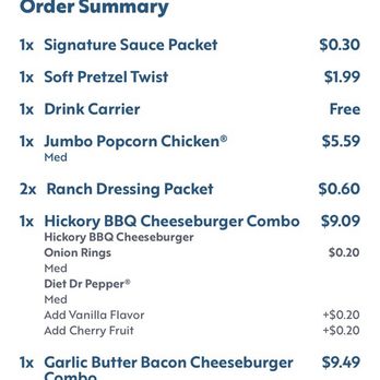 Sonic Drive-In - Receipt - Fast Food Near Me - Charleston, South Carolina Sonic Drive-In - Receipt - Fast Food Near Me - Charleston, South Carolina