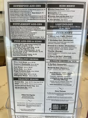 Menu photo 5 Vibe Healthy Eats Folsom, CA