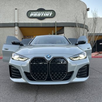 American Eagle Tint & Glass - 2024 BMW I4 in Nano-Ceramic Tint - Car Window Tinting Near Me - Tempe, Arizona American Eagle Tint & Glass - 2024 BMW I4 in Nano-Ceramic Tint - Car Window Tinting Near Me - Tempe, Arizona