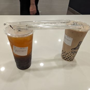 Wushiland Boba Katy - Four Seasons tea and Earl Gray milk tea - Bubble Tea Near Me - Katy, Texas