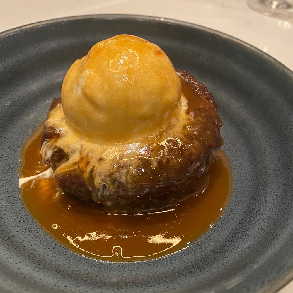 Ramsay's Kitchen - Toffee bread pudding - New American Near Me - Las Vegas, Nevada Ramsay's Kitchen - Toffee bread pudding - New American Near Me - Las Vegas, Nevada