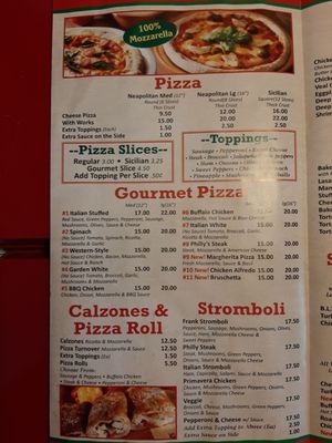 Menu photo 2 Frank's Pizzeria New Castle, DE Menu photo 2 Frank's Pizzeria New Castle, DE