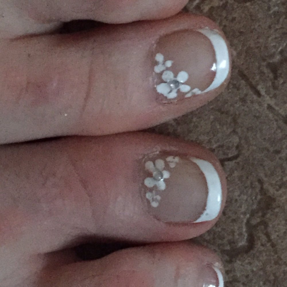 Toes done & painted Toes done & painted