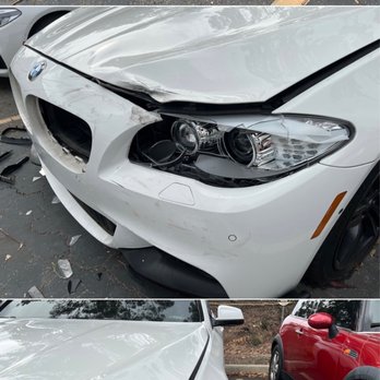 BMW Concord - My BMW after being hit in BMWs parking lot while in for service. - Auto Repair Near Me - Concord, California