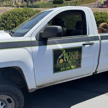 Arbor Task Tree Service - This is a picture of their truck with their logo. - Tree Services Near Me - Lemon Grove, California