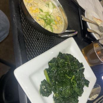 Dino's Steak & Claw House - Creamed corn and spinach - Steakhouses Near Me - Grapevine, Texas Dino's Steak & Claw House - Creamed corn and spinach - Steakhouses Near Me - Grapevine, Texas