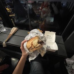 NADC Burger Fries Inside NADC Burger Fries Inside