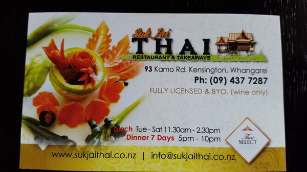 Suk Jai Thai Restaurant by null