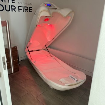Next Health - This is the Infrared Sauna pod! It's so useful for pain relief, detoxing, skin cleansing, skin, and circulation! - Medical Spas Near Me - West Hollywood, California Next Health - This is the Infrared Sauna pod! It's so useful for pain relief, detoxing, skin cleansing, skin, and circulation! - Medical Spas Near Me - West Hollywood, California