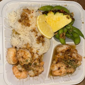 Shrimp paradise - garlic shrimp and garlic butter shrimp combo plate - Food Trucks Near Me - Princeville, Hawaii
