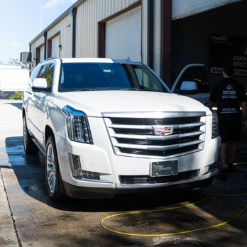Luxside Motors - Cadillac Escalade completed with full interior and exterior detailing at Luxside Motors in Sarasota for a cleaner, refreshed finish. - Car Window Tinting Near Me - Sarasota, Florida Luxside Motors - Cadillac Escalade completed with full interior and exterior detailing at Luxside Motors in Sarasota for a cleaner, refreshed finish. - Car Window Tinting Near Me - Sarasota, Florida