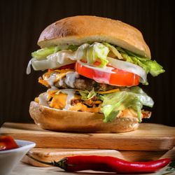 North Star Bar & Grill - Delicious 1/2 lb burgers