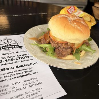 CT Chowder - Short rib sandwich - Seafood Near Me - North Haven, Connecticut