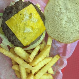 Cheeseburger and fries Cheeseburger and fries