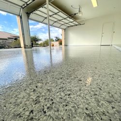 Two Brothers Epoxy Flooring - We are proud to be one of the only companies in the valley offering a full poly aspartic UV-protected coating for your epoxy floor.