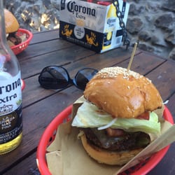 Village Bicycle Noosa - Beef burger! So good!! The fries r the best I've ever try (golden colour and crispy outside), burger is so fresh & tender!