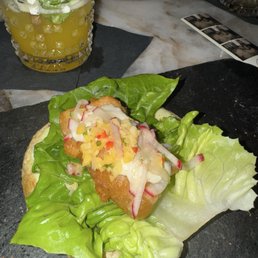 Sea bass taco Sea bass taco