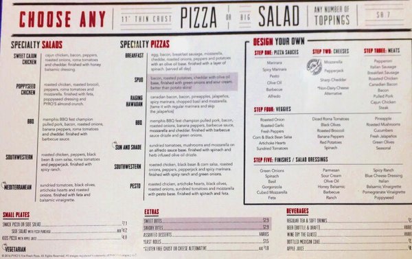 Menu photo 3 PYRO'S Fire Fresh Pizza Olive Branch, MS Menu photo 3 PYRO'S Fire Fresh Pizza Olive Branch, MS