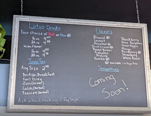 Menu photo 1 Silver Lining Cafe Port Angeles, WA