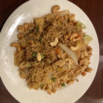 Ginger Thai - Pineapple fried rice. - Thai Near Me - Nashville, Tennessee Ginger Thai - Pineapple fried rice. - Thai Near Me - Nashville, Tennessee