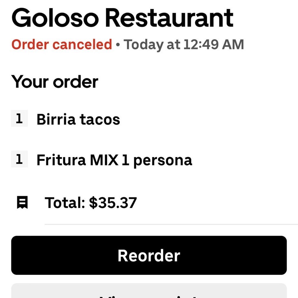 My order you charge and had to wait 2:30 hours to get it so I canceled after I note it still had to paid for it My order you charge and had to wait 2:30 hours to get it so I canceled after I note it still had to paid for it