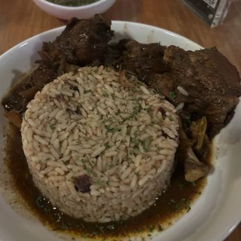 Miss Conduck - Stew Chicken and red beans and rice - Trinidadian Near Me - Atlanta, Georgia