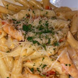 My Harissa Spiced Shrimp Penne yummm