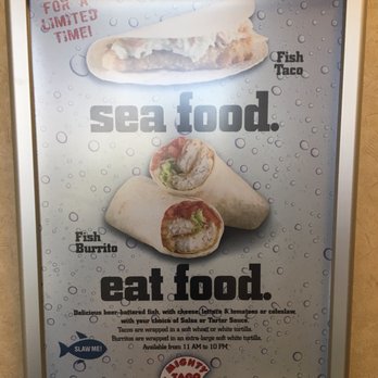 Mighty Taco - a picture of a seafood sandwich - Mexican Near Me - Niagara Falls, New York
