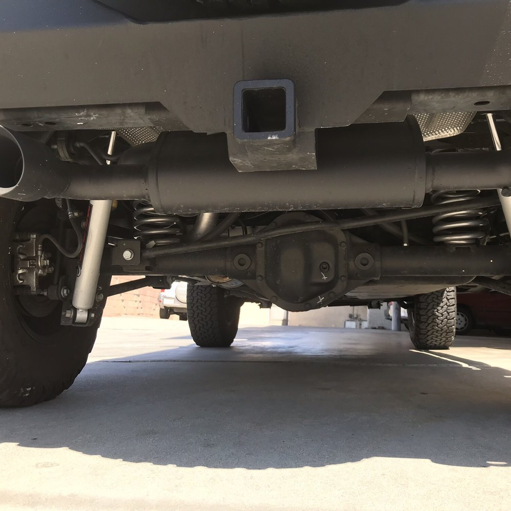 Exhaust installed in March Exhaust installed in March