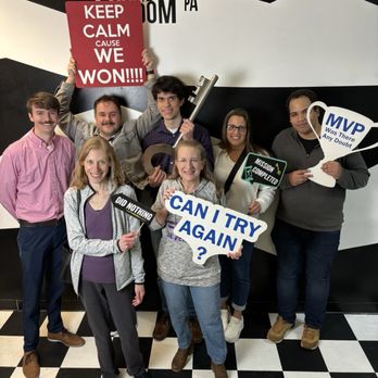 Escape the Room - The winning team! - Escape Games Near Me - Pittsburgh, Pennsylvania