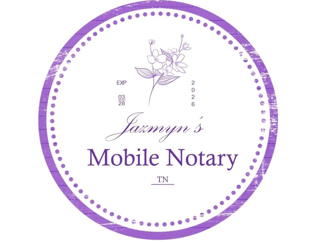 JAZMYN’S MOBILE NOTARY Updated September 2024 Request a Quote