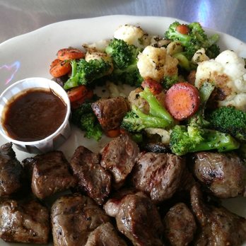 The Brown Lantern - Stake bites and vegetable medley. Both great. - Seafood Near Me - Live Oak, Florida The Brown Lantern - Stake bites and vegetable medley. Both great. - Seafood Near Me - Live Oak, Florida