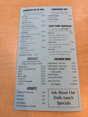 Menu photo 2 Omar's Italian Restaurant Biscoe, NC Menu photo 2 Omar's Italian Restaurant Biscoe, NC
