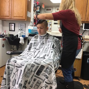 LaRosa's Barber Shop - Niki at work cleaning up my son - Barbers Near Me - Saint Clair Shores, Michigan LaRosa's Barber Shop - Niki at work cleaning up my son - Barbers Near Me - Saint Clair Shores, Michigan