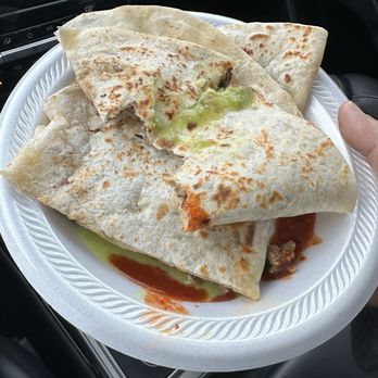 Tacos Don Rafa - Quesadilla with the sauces - Mexican Near Me - Salt Lake City, Utah Tacos Don Rafa - Quesadilla with the sauces - Mexican Near Me - Salt Lake City, Utah