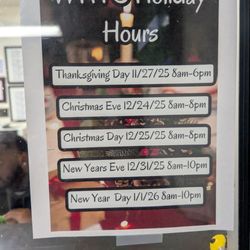 WHTC - 11.30.2025 - Holiday Hours :)
