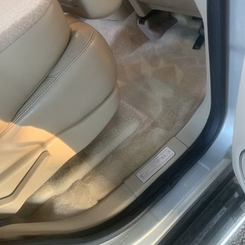 Splash Car Wash - This carpet looks brand new versus severely stained! - Car Wash Near Me - Port Orange, Florida